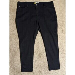 women’s Levi 721 High-Rise Skinny 24W Black